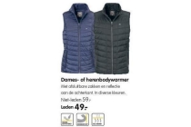 dames of herenbodywarmer