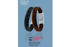 urban story stalen armband