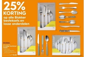 blokker besteksets en losse onderdelen