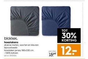 blokker hoeslakens