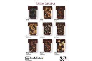 luxe chocolade letters