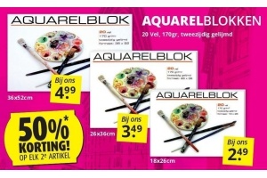 aquarelblokken