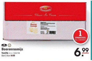 sanissimo boerenroomijs
