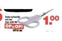 baby schaartje wit uni