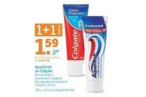 aquafresh en colgate