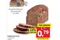 polderbrood bruin