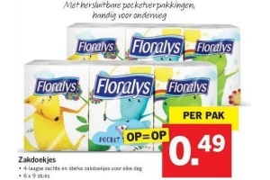 floralys zakdoekjes