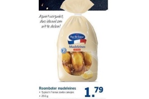 roomboter madeleines