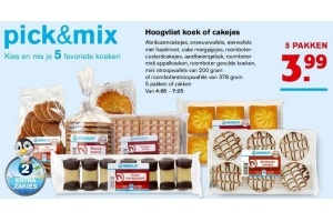 hoogvliet koek of cakejes