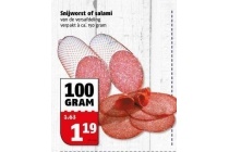 snijworst of salami