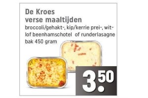 de kroes verse maaltijden