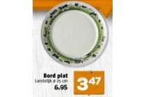 bord plat