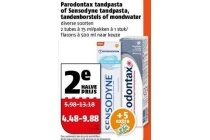 parondontax tandpasta of sensodyne tandpasta tandenborstels of mondwater