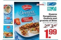 queens pangalicious ovenvis met groente of bites