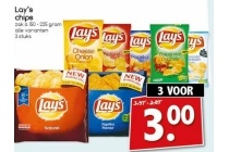 lays chips nu 3 stuks voor eur3 00