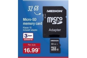 medion micro sd card