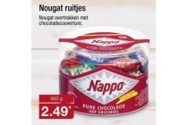 nougat ruitjes