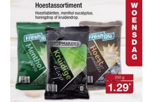 hoestassortiment