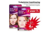 trekpleister haarkleuring