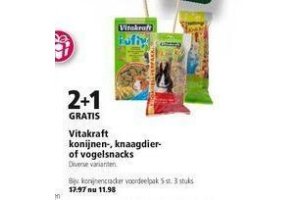 vitakraft konijnen knaagdier of vogelsnacks