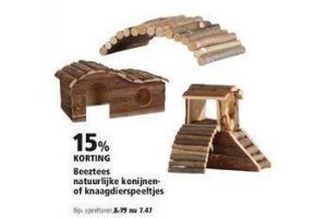 beeztees natuurlijke konijnen of knaagdierspeeltjes