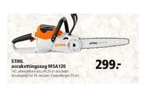 stihl accukettingzaag msa120