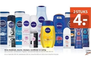 nivea deodorant douche shampoo conditioner en styling