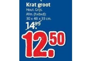 krat groot