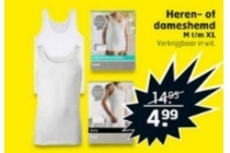 heren of dameshemd m t m xl