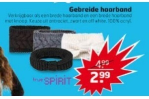 gebreide haarband