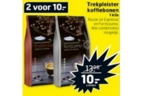 trekpleister koffiebonen
