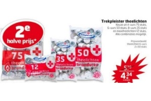 trekpleister theelichten
