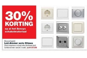 led dimmer serie ottawa