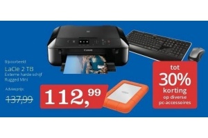 30 korting op diverse pc accessoirs