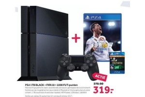 ps4 1tb black fifa18 2200 fut punten