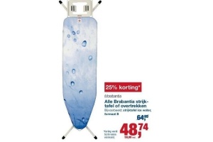 alle brabantia strijktafel of overtrekken