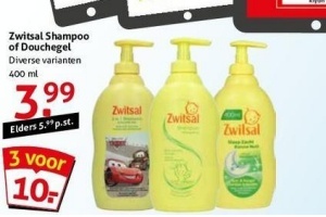 zwitsal shampoo of douchegel