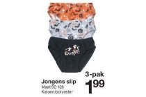 jongens slip 3 pak