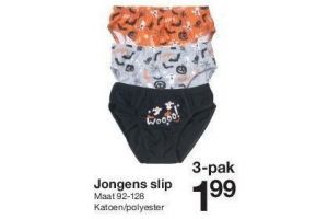 jongens slip 3 pak