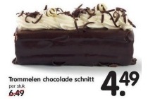 trommelen chocolade schnitt