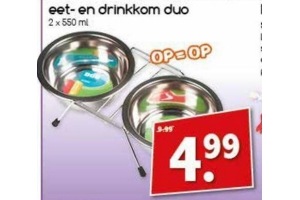 eet en drinkkom duo