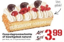 coop slagroomschnitte of kwarkgebak naturel