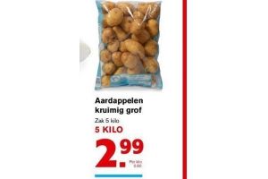 aardappelen kruimig grof