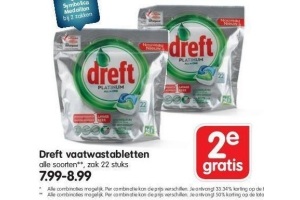 dreft vaatwastabletten