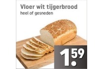 vloer wit tijgerbrood