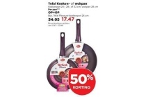 tefal koeken of wokpan