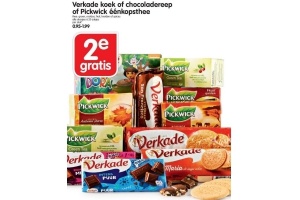 verkade koek of chocoladereep of pickwick eenkopsthee