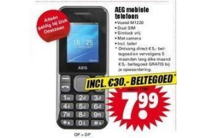 aeg mobiele telefoon