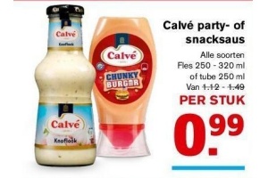 calve party of snacksaus