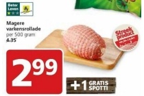 magere varkensrollade